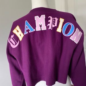 NWT Champion crop sweatshirt